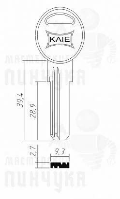 Лот: 12028593. Фото: 1. ключ 148 VE030 кале. Материалы и сырьё