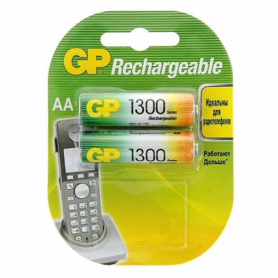 Лот: 7289583. Фото: 1. аккумулятор GP HR06 AA 1300mAh... Батарейки, аккумуляторы, элементы питания