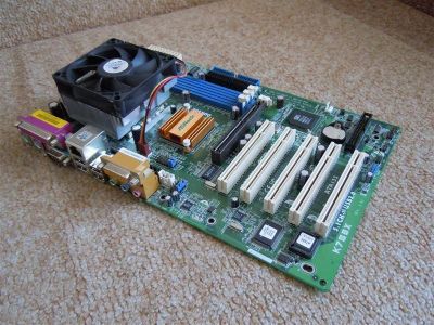 Лот: 732930. Фото: 1. ASRock K7S8X + Athlon XP 2700+. Материнские платы