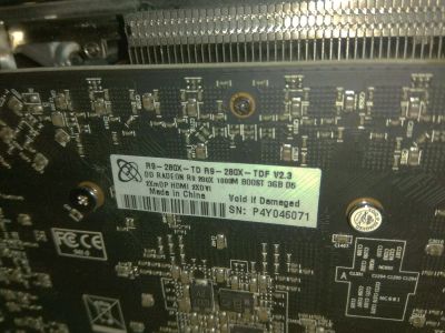 Лот: 10334260. Фото: 1. Видеокарта Xfx r9 280x dd black. Видеокарты