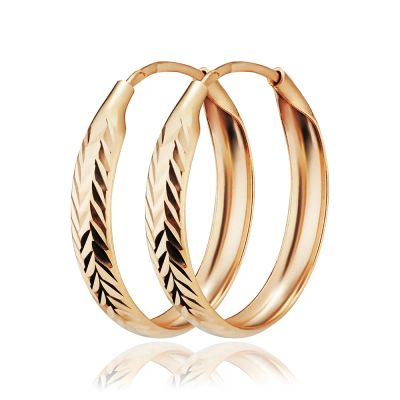 Лот: 23845923. Фото: 1. Серьги-конго TALANT из золота. Серьги, каффы
