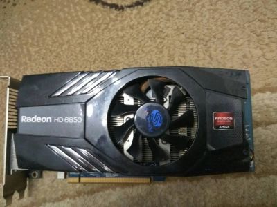 Лот: 12126608. Фото: 1. Sapphire Radeon HD 6850 1Гб GDDR5... Видеокарты