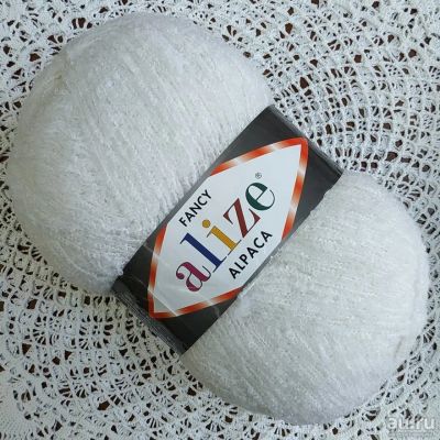 Лот: 16700062. Фото: 1. Пряжа Alize «Rainbow alpaca fancy... Ткани, нитки, пряжа