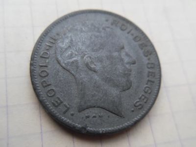 Лот: 19918347. Фото: 1. Бельгия 5 франков 1941 Надпись... Европа