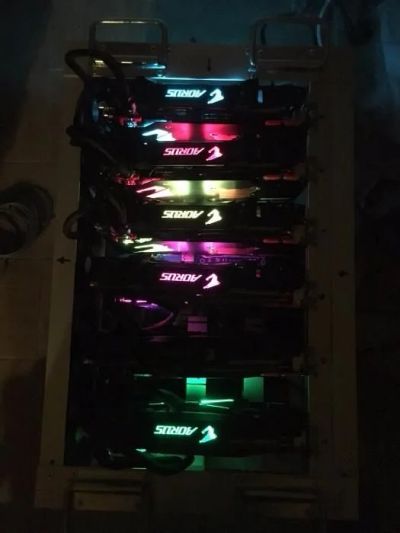 Лот: 11002239. Фото: 1. Майнинг ферма 6 x 1080ti AORUS... Майнинг фермы, товары для майнинга