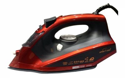 Лот: 4846649. Фото: 1. Утюг Seven 7 Star 7Sir-088 Red. Подарки на 8 марта