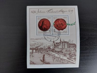 Лот: 24988578. Фото: 1. 1982. ГДР. 300-летие со дня рождения... Марки