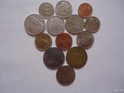 Лот: 9518302. Фото: 1. Набор иностранных монет "птицы... Наборы монет
