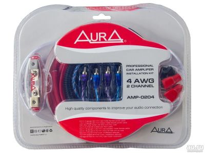 Лот: 8229800. Фото: 1. Aura AMP-0204 комплект для установки... Аксессуары для автозвука