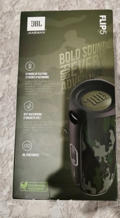 Лот: 18682097. Фото: 1. Jbl flip 5 новая. Портативные, беспроводные колонки