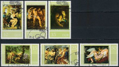 Лот: 25019888. Фото: 1. 1977. ГДР. 400-летие со дня рождения... Марки