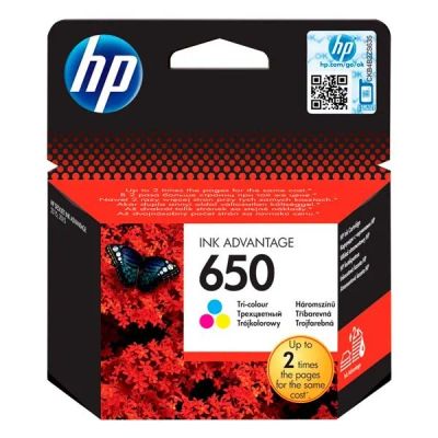 Лот: 24870308. Фото: 1. Картридж HP 650, многоцветный... Картриджи, расходные материалы