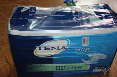 Лот: 2010545. Фото: 1. подгузники для взрослых TENA Slip... Антисептики, защитные средства, медицинские маски