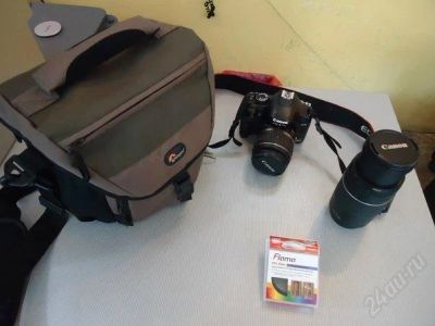 Лот: 1048230. Фото: 1. канон 450д только сегодня цена... Цифровые зеркальные