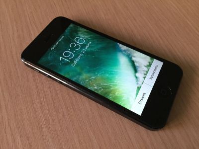 Лот: 11708066. Фото: 1. iPhone 5 16Gb Black (технически... Смартфоны