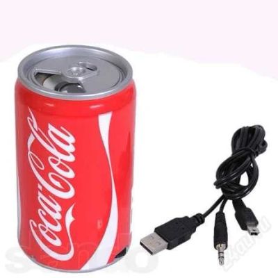 Лот: 2387096. Фото: 1. Стильная портативная колонка Coca-Cola... Портативные, беспроводные колонки
