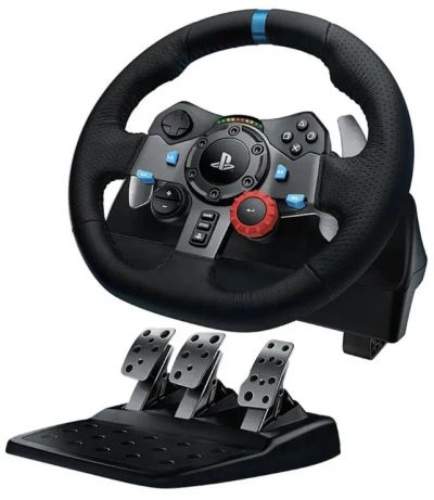 Лот: 22222616. Фото: 1. Игровой руль Logitech G29 Driving... Игры для консолей