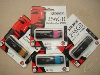 Лот: 2038706. Фото: 1. Kingston DataTraveler 200 ( 256... USB-флеш карты