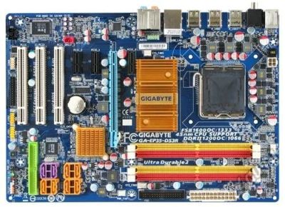 Лот: 5818942. Фото: 1. Мат.плата Gigabyte EP35-DS3R. Материнские платы