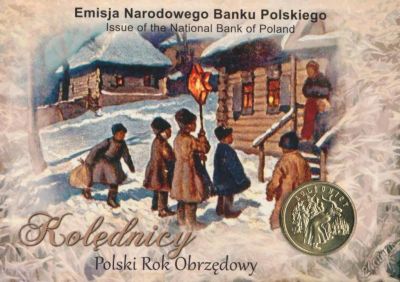Лот: 5881852. Фото: 1. Польша 2001 2 злотых Колядки Блистер. Европа