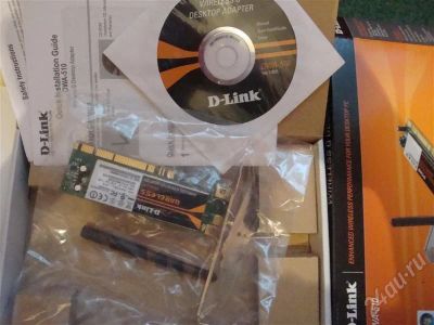 Лот: 337047. Фото: 1. Беспроводный PCI-адаптер D-Link... WiFi, Bluetooth адаптеры