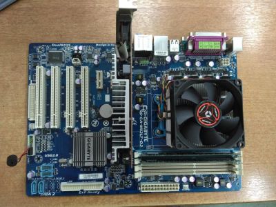 Лот: 9766135. Фото: 1. Комплект Athlon II 620 + GA-M52LT-D3... Процессоры