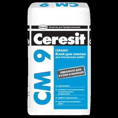 Лот: 3761894. Фото: 1. Ceresit СМ 9. Клей для плитки... Клеи, герметики, пена монтажная, клейкие ленты