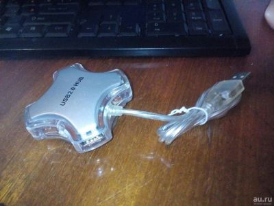 Лот: 9582009. Фото: 1. usb 2.0 хаб на 4 порта на присоске. USB хабы