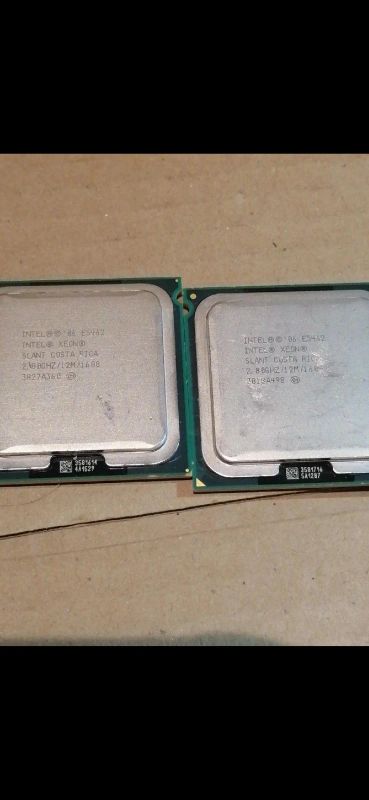 Лот: 17386470. Фото: 1. Процессор intel xeon e5462 775. Процессоры