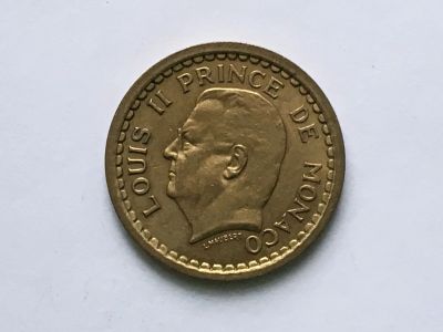 Лот: 12744279. Фото: 1. Монако, 1 франк. 1945 год. Европа