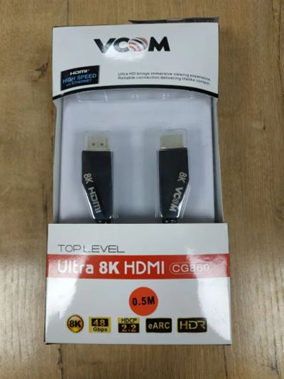 Лот: 23604636. Фото: 1. Кабель HDMI / HDMI 0,5 м V-COM... Шлейфы, кабели, переходники