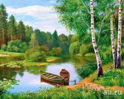 Лот: 13005063. Фото: 1. Картина по номерам на холсте 50Х40... Картины, рисунки