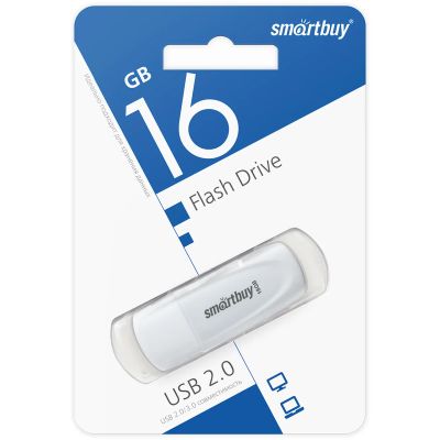 Лот: 20868173. Фото: 1. Флешка USB 2.0 16GB SmartBuy Scout... USB-флеш карты