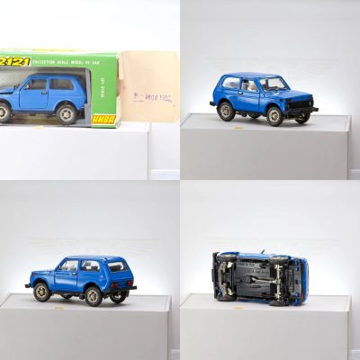 Лот: 16263541. Фото: 1. 1988 год, ВАЗ-2121 «Нива», синий... Автомоделизм