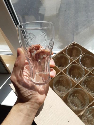 Лот: 14017141. Фото: 1. Коробка бокалов Coca Cola 0,25. Кружки, стаканы, бокалы
