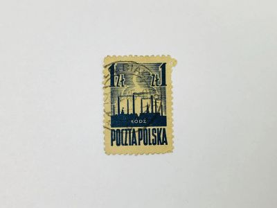 Лот: 23964259. Фото: 1. Дымовые трубы завода, Лодзь. Другое... Марки