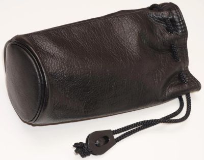 Лот: 8481102. Фото: 1. Кожаный, оригинальный чехол объектива... Чехлы, сумки, ремешки