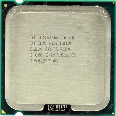 Лот: 10867197. Фото: 1. Intel Pentium E6300 Wolfdale... Процессоры