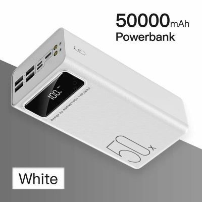 Лот: 20673987. Фото: 1. Power Bank (50000 mAh) 2 USB-A... Внешние, портативные аккумуляторы для смартфонов (Power bank)