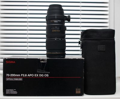 Лот: 10902661. Фото: 1. Sigma AF 70-200mm f/2.8 APO EX... Объективы