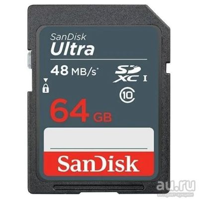 Лот: 7078126. Фото: 1. Карта памяти SDXC 64Gb Sandisk... Карты памяти