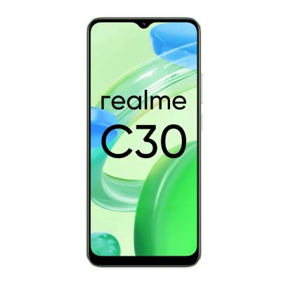 Лот: 20044647. Фото: 1. Realme C30 (2/32, зеленый бамбук... Смартфоны