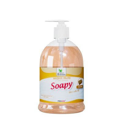 Лот: 20583409. Фото: 1. Жидкое мыло "Soapy" хозяйственное... Бытовая химия