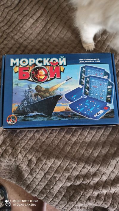 Лот: 18928152. Фото: 1. Игра морской бой. Детские настольные игры