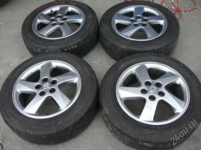 Лот: 934016. Фото: 1. литье mazda r17 5х114 цена-подарок... Диски