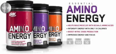 Лот: 5453293. Фото: 1. Amino Energy (270g) Optimum Nutrition... Спортивное питание, витамины