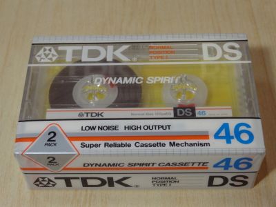 Лот: 12156938. Фото: 1. Аудиокассеты TDK DS 46 1984 г... Кассетные деки, магнитофоны
