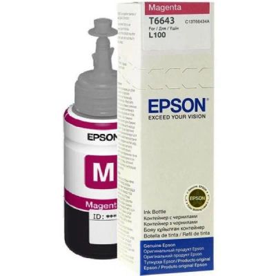 Лот: 24949554. Фото: 1. Контейнер_с_чернилами Epson T6643... Картриджи, расходные материалы