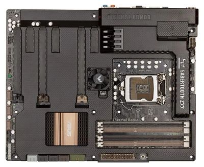 Лот: 4118140. Фото: 1. ASUS Sabertooth Z77 обмен на ASUS... Материнские платы