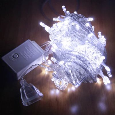 Лот: 10637266. Фото: 1. Гирлянда светодиодная 100 LED... Гирлянды, шарики, новогодние аксессуары